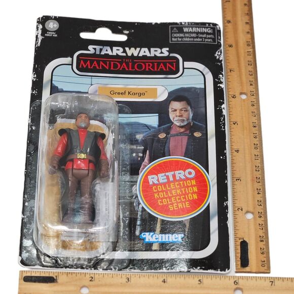 3 LOT - Mandalorian Retro Kenner - Greef Karga - Moff Gideon - Kuiil Toy Figures - Picture 3 of 12
